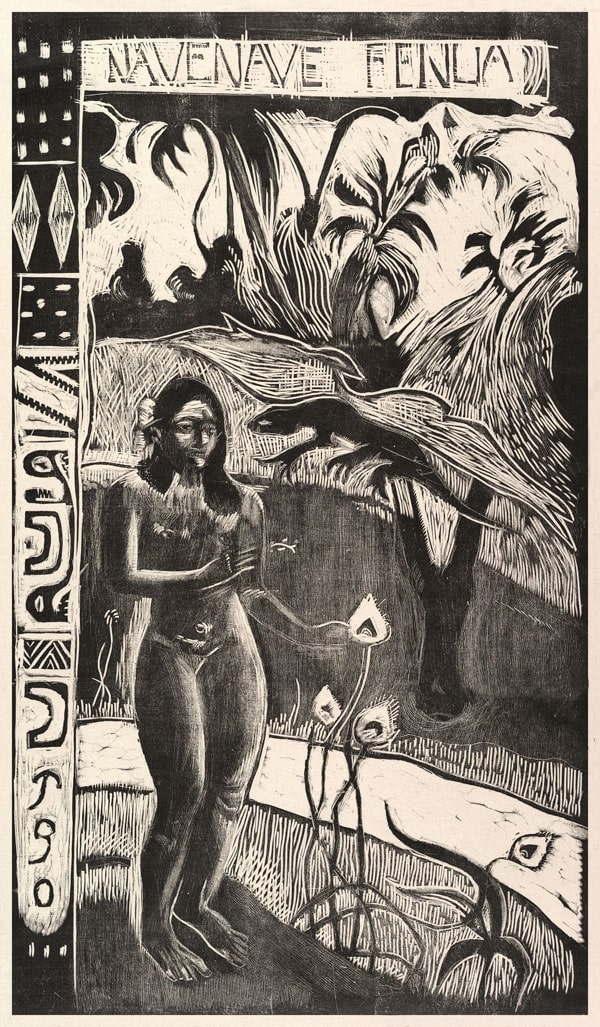 Plakat, Delightful Land, Paul Gauguin, 61x91,5 cm