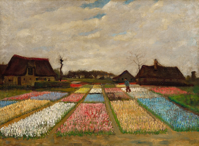 Flower Beds in Holland, Vincent van Gogh - plakat 30x20 cm