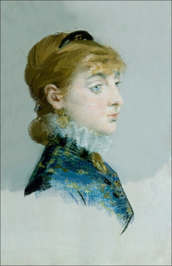 Galeria Plakatu, Mademoiselle Lucie Delabigne (1859 1910), Called Valtesse De La Bigne, Edouard Manet, 30x40 cm