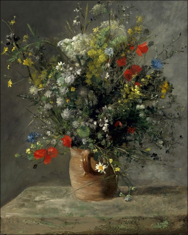 Galeria Plakatu, Plakat, Flowers In A Vase, Auguste Renoir, 40x50 cm