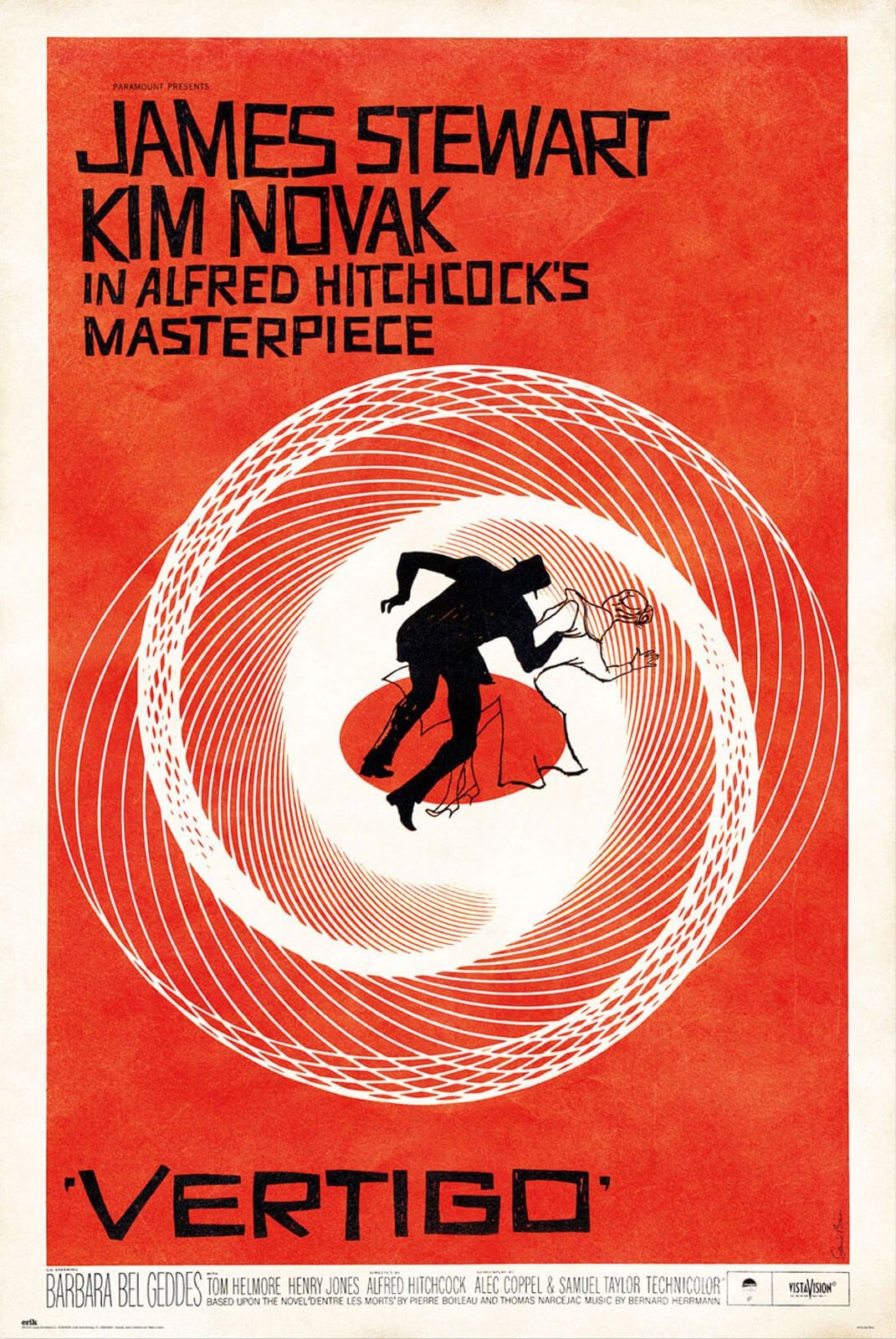 Vertigo Alfred Hitchcock - plakat