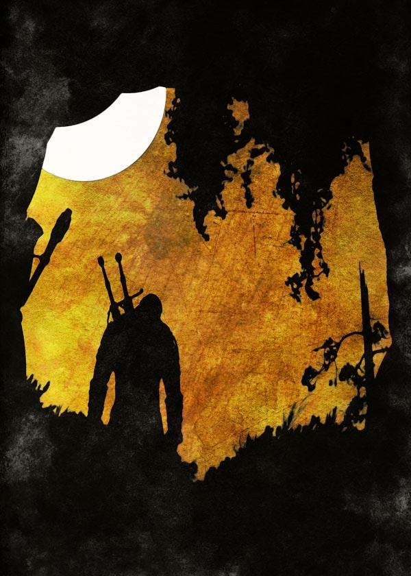 Moonlight Caverns - Wiedźmin - plakat Wymiar do wyboru: 40x50 cm