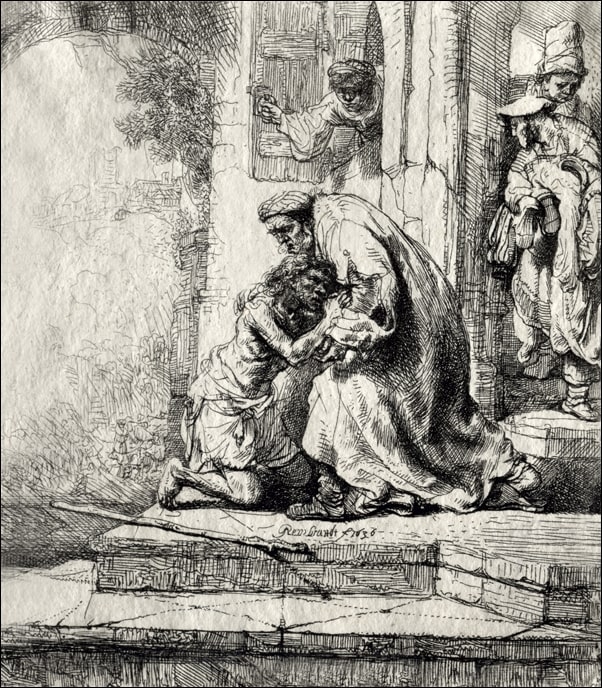 Galeria Plakatu, Plakat, Return of the Prodigal Son, Rembrandt, 40x50 cm