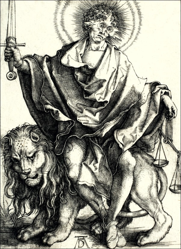 Galeria Plakatu, Plakat, Justice, Albrecht Durer, 40x50 cm