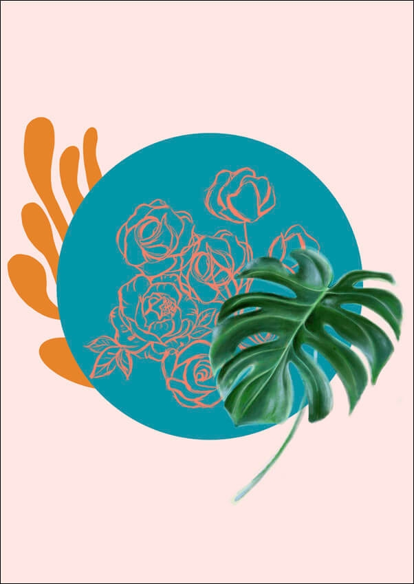 Róże - plakat Wymiar do wyboru: 61x91,5 cm