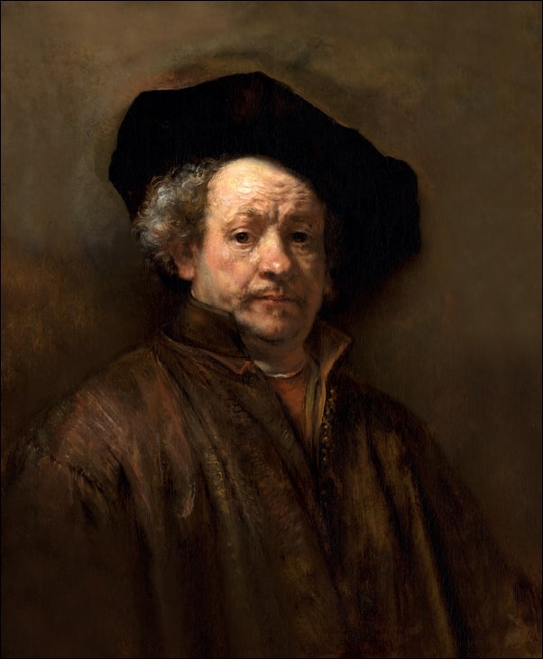Galeria Plakatu, Plakat, Self Portrait, Rembrandt, 30x40 cm
