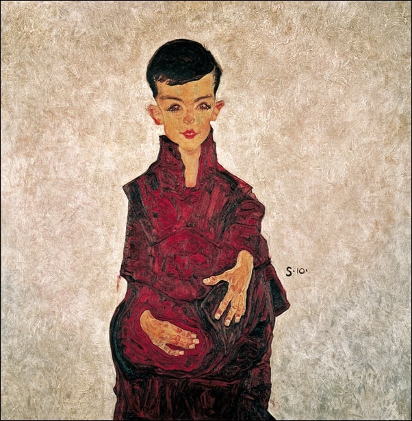 Reinerbub (portret Herberta Reinera), Egon Schiele - plakat Wymiar do wyboru: 70x100 cm