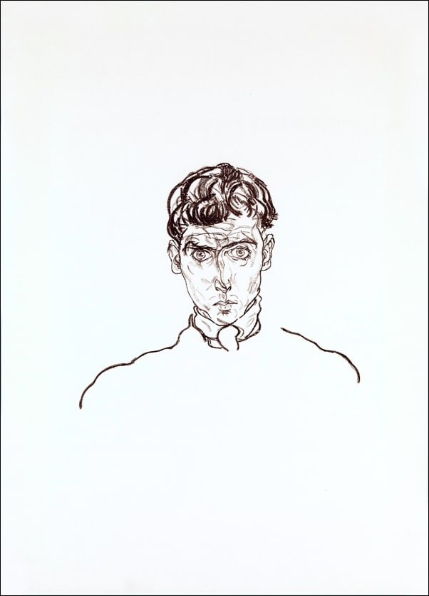 Portrait of Paris von Gütersloh, Egon Schiele - plakat Wymiar do wyboru: 30x40 cm
