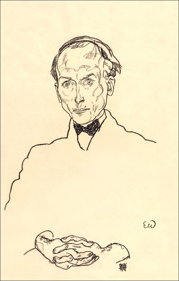 Dr. Ernst Wagner, Egon Schiele - plakat Wymiar do wyboru: 50x70 cm