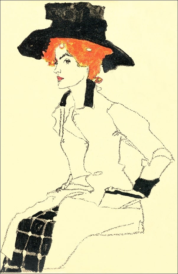 Portrait of a Woman III, Egon Schiele - plakat Wymiar do wyboru: 30x40 cm