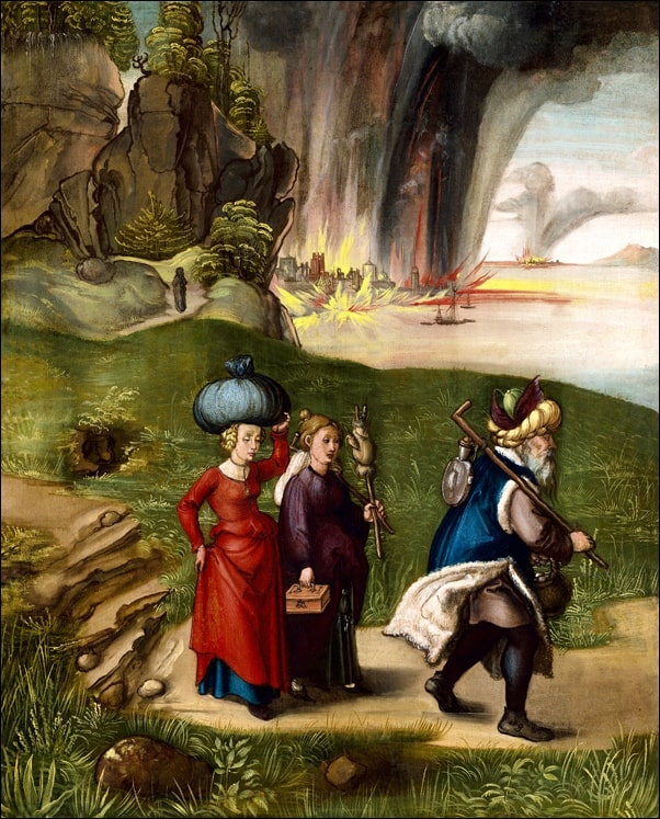 Galeria Plakatu, Plakat, Lot and His Daughters, Albrecht Durer, 70x100 cm