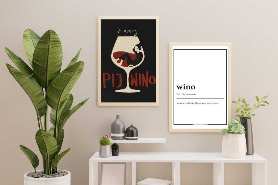 Wino - Zestaw plakatów