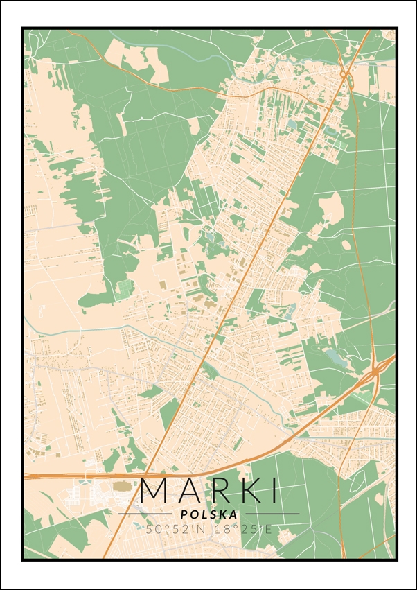Galeria Plakatu, Marki mapa kolorowa, 20x30 cm