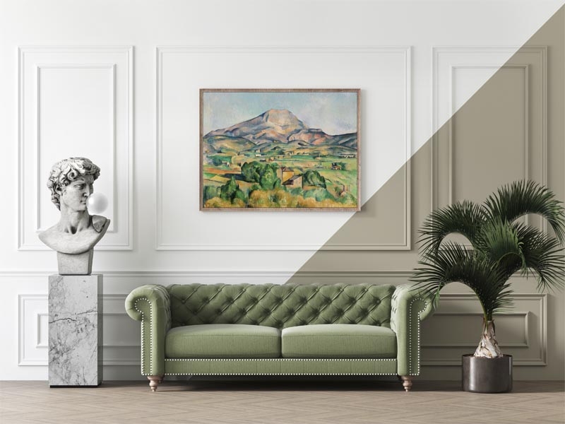 Galeria Plakatu, Plakat, Mont Sainte-Victoire, Paul Cézanne, 29,7x21 cm