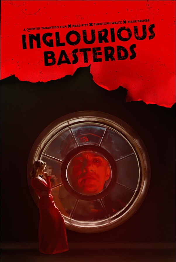 Bękarty Wojny Ingloriuous basterds - plakat premium Wymiar do wyboru: 60x80 cm