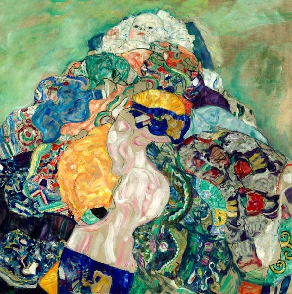 Galeria Plakatu, Plakat, Baby (Cradle), Gustav Klimt, 40x40 cm