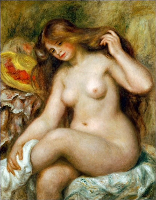 Baigneuse, Auguste Renoir - plakat Wymiar do wyboru: 30x40 cm