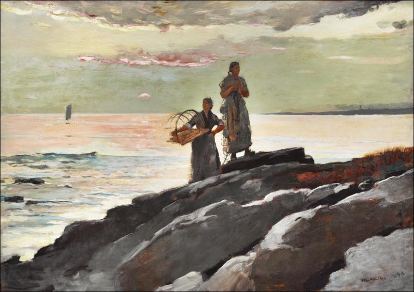 Galeria Plakatu, Plakat, Saco Bay, Winslow Homer, 50x40 cm
