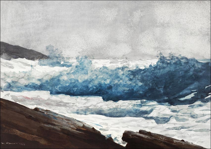 Galeria Plakatu, Plakat, Prout’s Neck, Breakers, Winslow Homer, 100x70 cm