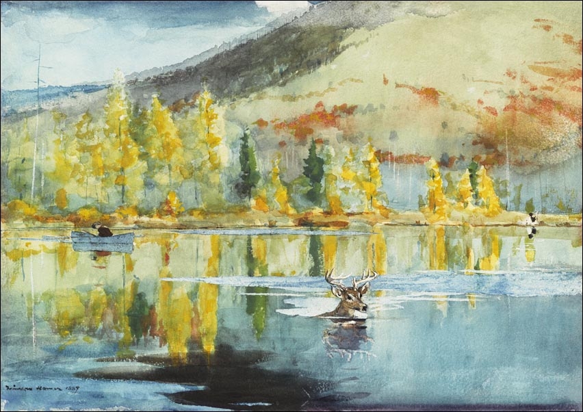 Galeria Plakatu, Plakat, An October Day, Winslow Homer, 40x30 cm