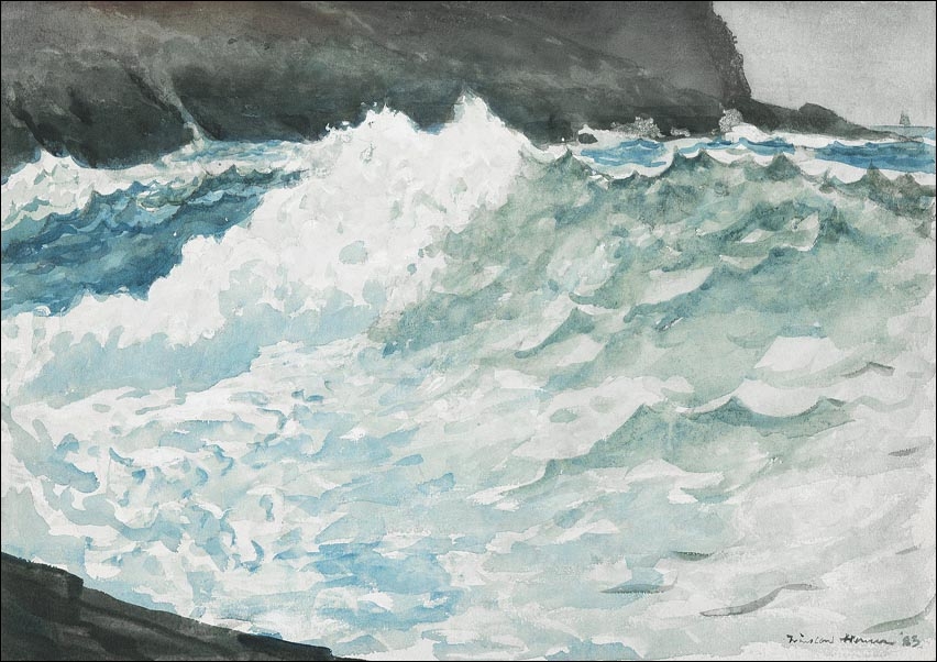 Galeria Plakatu, Plakat, Surf, Prout’s Neck, Winslow Homer, 40x30 cm