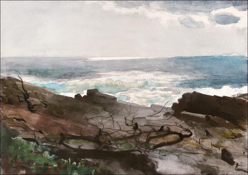 Galeria Plakatu, Plakat, Sunshine and Shadow, Prout’s Neck, Winslow Homer, 60x40 cm