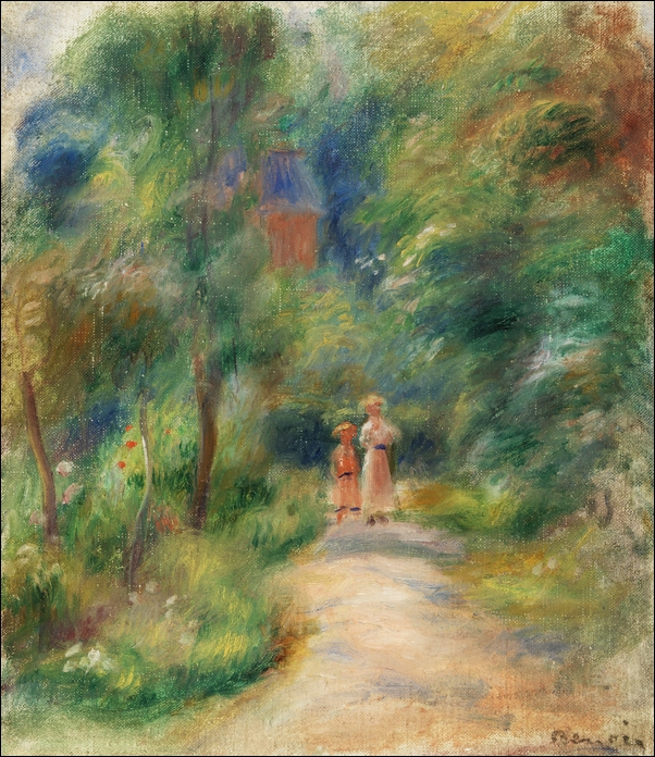 Galeria Plakatu, Plakat, Two Figures on a Path, Pierre-Auguste Renoir, 50x40 cm