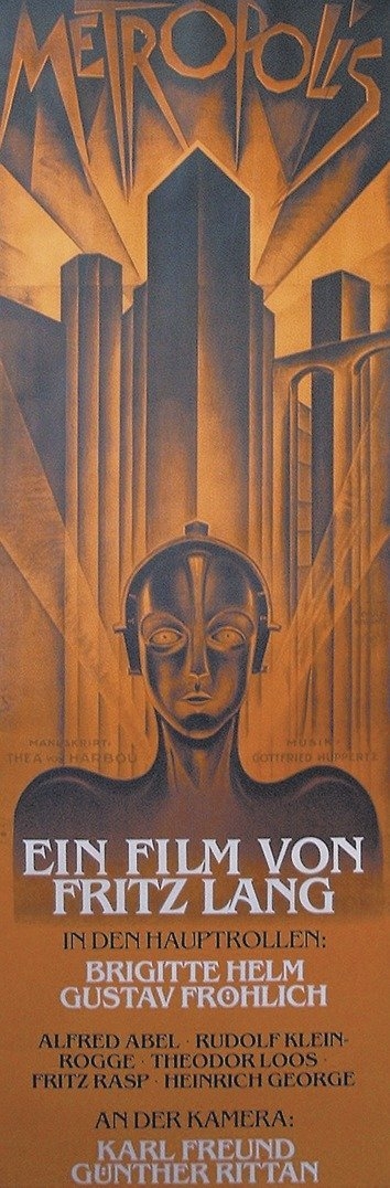 Close, Plakat, CLOSE, Metropolis Fritz Lang, 51,5x157 cm