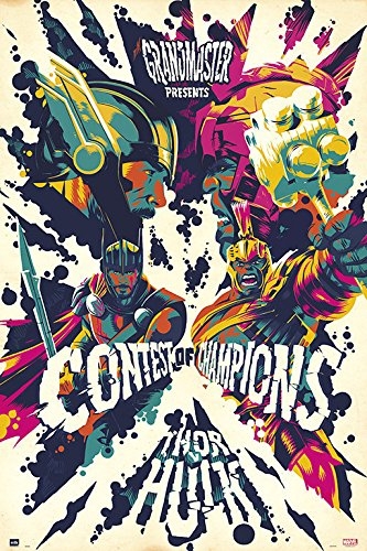 Plakat, Thor Ragnarok Psychedelic, 61x91,5 cm