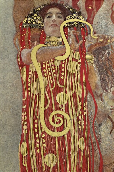 Close, Gustav Klimt Hygieia, 61x91,5 cm