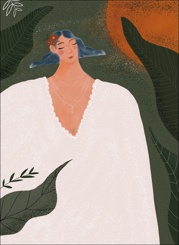 kobieta - plakat Wymiar do wyboru: 20x30 cm