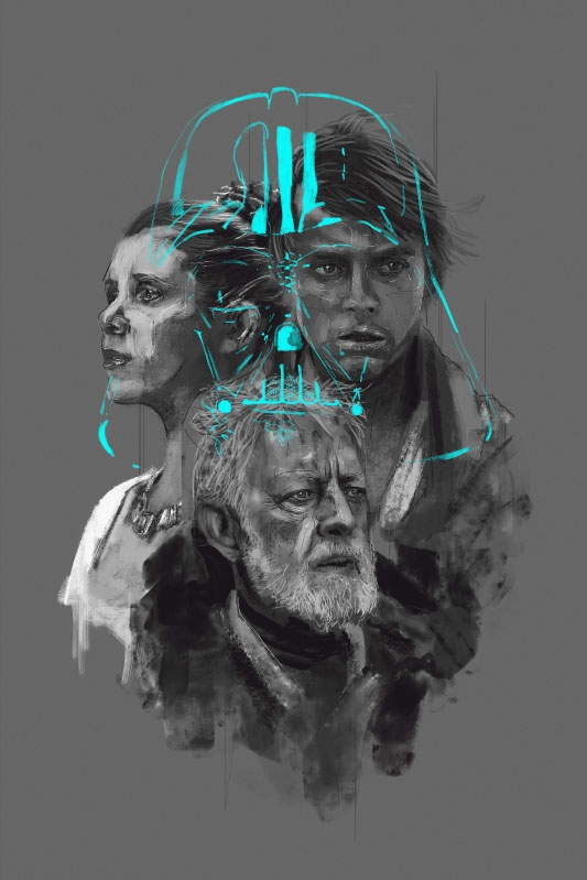 Star Wars Gwiezdne Wojny II Generacja - plakat premium 100x140 cm