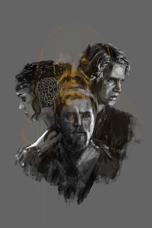 Star Wars Gwiezdne Wojny I Generacja - plakat premium 100x140 cm