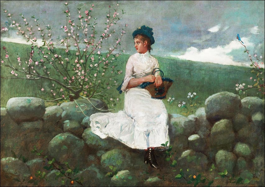 Galeria Plakatu, Plakat, Peach Blossoms, Winslow Homer, 59,4x42 cm
