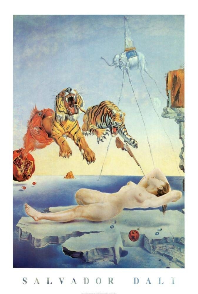 Close, Plakat, CLOSE, Salvador Dali Sen spowodowany lotem pszczoły, 61x91,5 cm