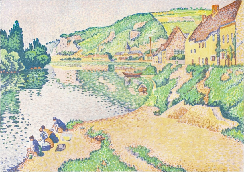 The Andelys, Paul Signac - plakat 40x30 cm