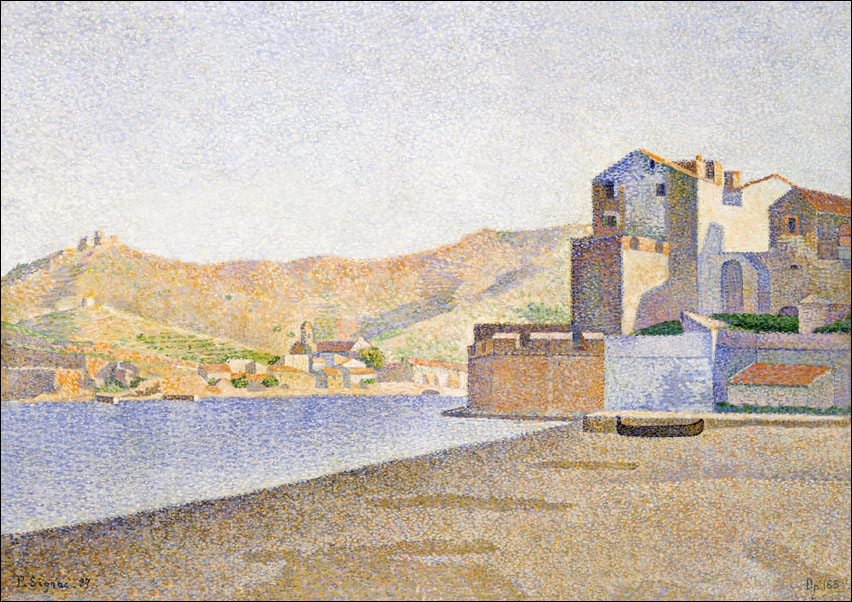 The Town Beach, Collioure, Opus 165, Paul Signac - plakat 50x40 cm
