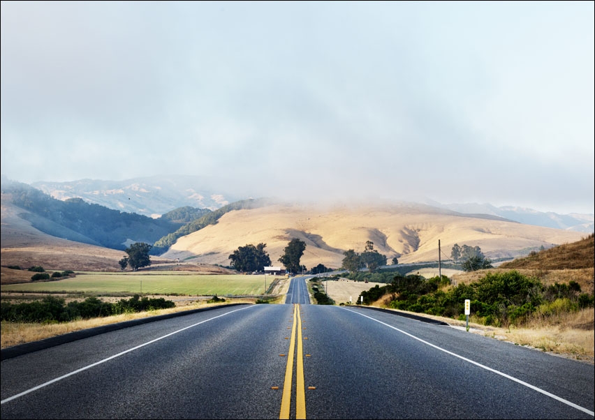 Beautiful scenics along Route 46 in California., Carol Highsmith - plakat 100x70 cm