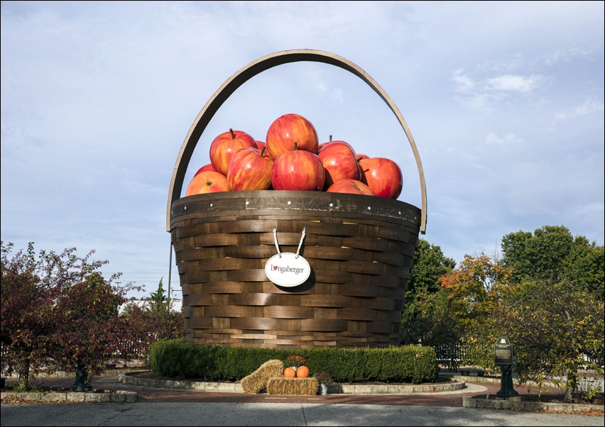 Ohio’s Big Basket in Newark., Carol Highsmith - plakat 50x40 cm
