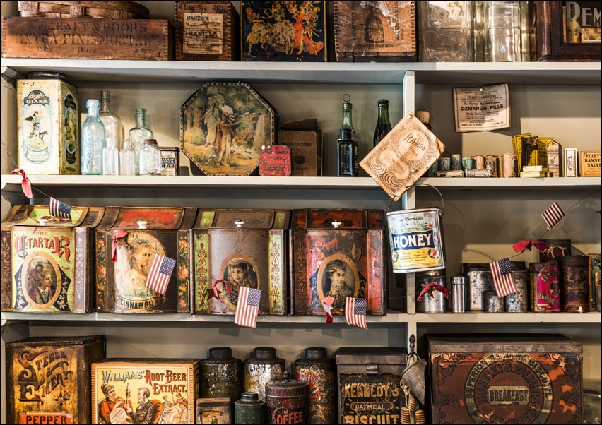 The Old Store in Sherman, Connecticut, Carol Highsmith - plakat 100x70 cm