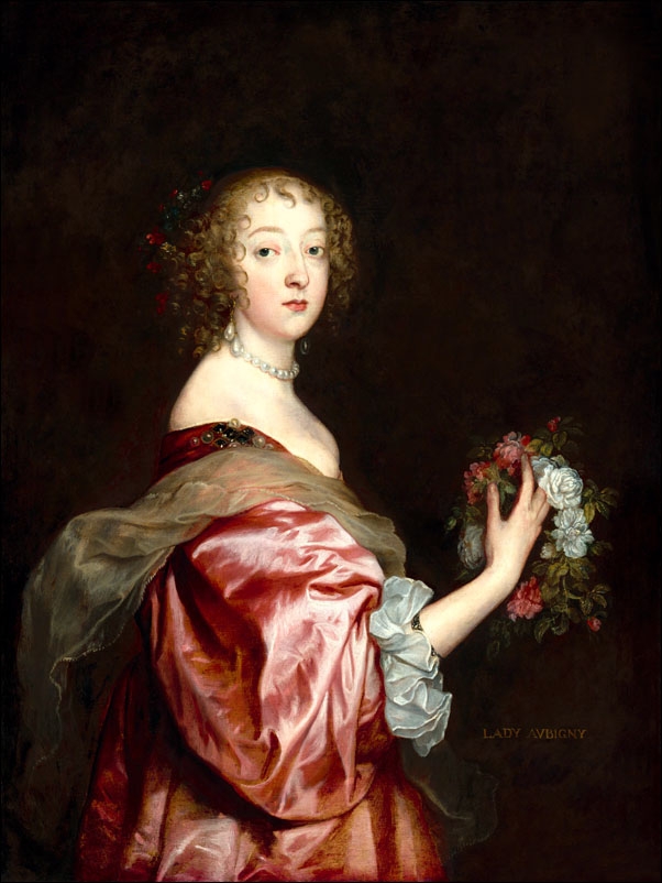 Catherine Howard, Lady dAubigny, c. 1638, Anthony van Dyck - plakat Wymiar do wyboru: 91,5x61 cm