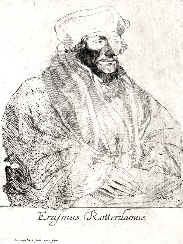 Desiderius Erasmus of Rotterdam, Anthony van Dyck - plakat Wymiar do wyboru: 50x70 cm