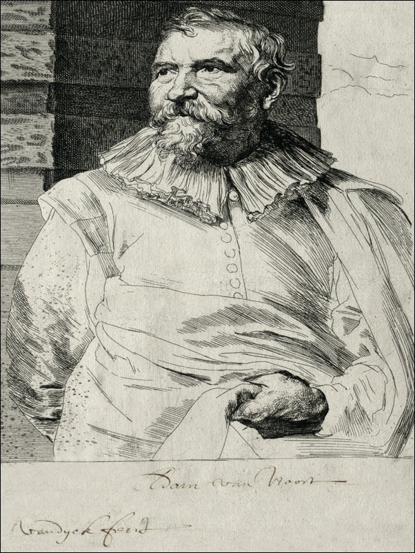 Portrait of Adam van Noort, Anthony van Dyck - plakat Wymiar do wyboru: 70x50 cm