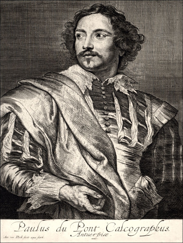 Portrait of Paul du Pont, Anthony van Dyck - plakat Wymiar do wyboru: 70x100 cm