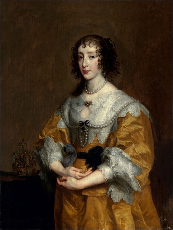 Queen Henrietta Maria, Anthony van Dyck - plakat Wymiar do wyboru: 50x70 cm