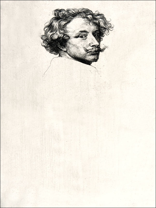 Self-Portrait, from The Iconography, Anthony van Dyck - plakat Wymiar do wyboru: 50x70 cm