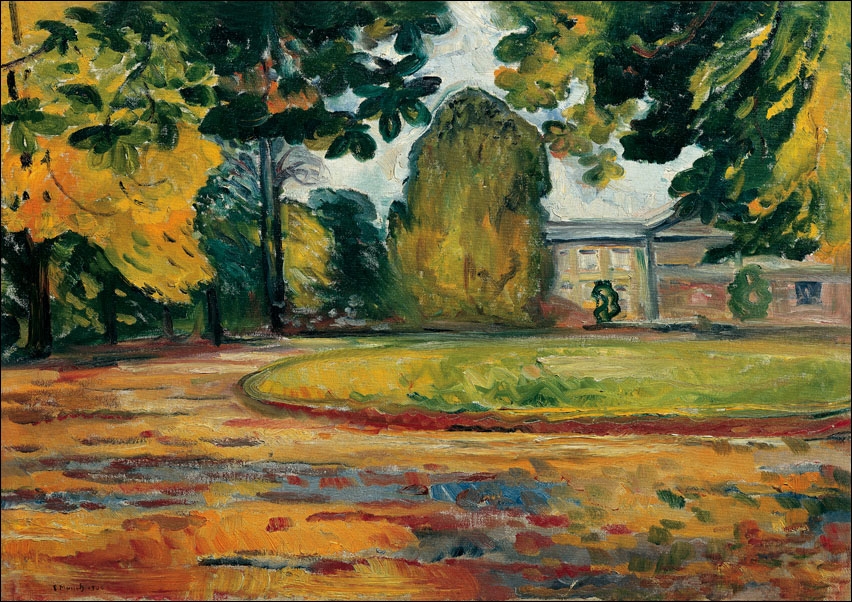 Park in Kösen, Edward Munch - plakat Wymiar do wyboru: 60x40 cm