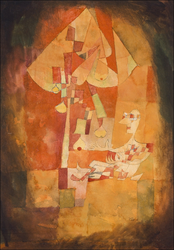 The Man Under the Pear Tree, Paul Klee - plakat 50x70 cm
