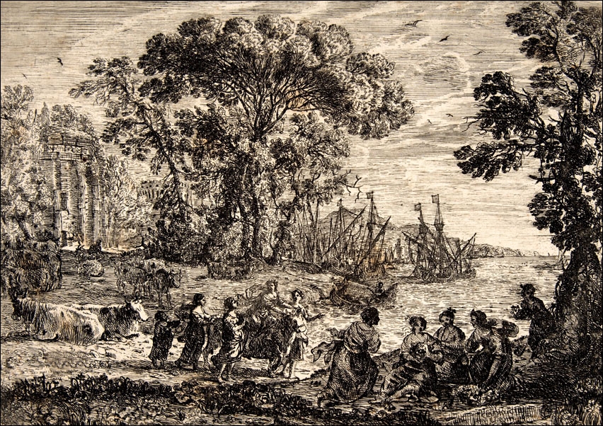 The Rape of Europa, Claude Lorrain - plakat Wymiar do wyboru: 100x70 cm