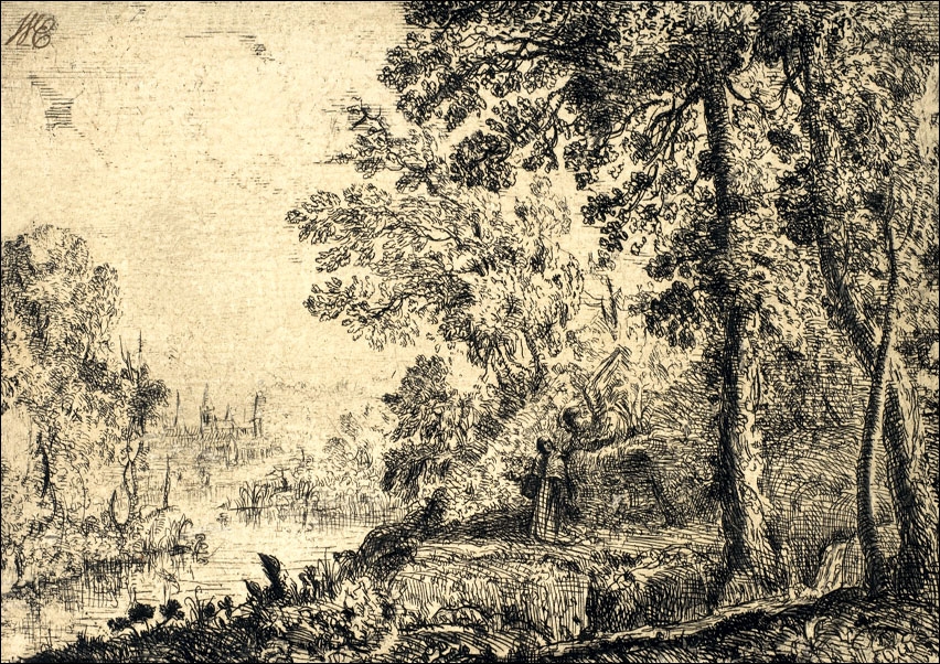 The Vision, Claude Lorrain - plakat Wymiar do wyboru: 50x40 cm